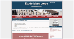 Desktop Screenshot of etude-leray.com